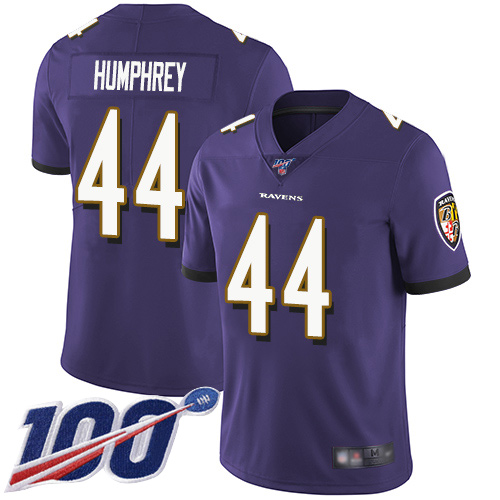 Baltimore Ravens Limited Purple Men Marlon Humphrey Home Jersey NFL Football #44 100th Season Vapor Untouchable->women nfl jersey->Women Jersey